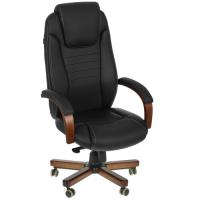 Купить Кресло офисное Бюрократ T-9923WALNUT черный  8136352. Характеристики, отзывы и цены в Донецке