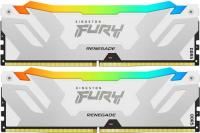 Купить Оперативная память Kingston Fury Renegade White RGB [KF576C38RWAK2-32] 32 ГБ  5436364. Характеристики, отзывы и цены в Донецке