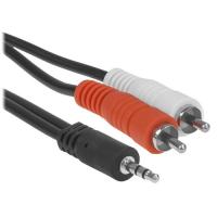 Купить Кабель   Perfeo jack 3.5 мм - 2RCA черный  5620259. Характеристики, отзывы и цены в Донецке