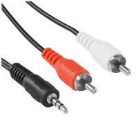 Купить Кабель соединительный   Сигнал 3.5 mm jack - RCA x2 черный  5480110. Характеристики, отзывы и цены в Донецке