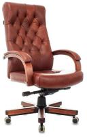 Купить Кресло офисное Бюрократ T-9928WALNUT коричневый  9114066. Характеристики, отзывы и цены в Донецке