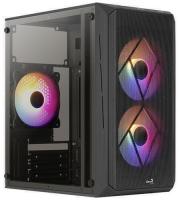 Купить Корпус AeroCool CS-107 [CS-107-A-BK-V2] черный  5356804. Характеристики, отзывы и цены в Донецке