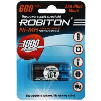 Купить Аккумулятор ROBITON 600MHAAA-2 600 мА*ч  5346402. Характеристики, отзывы и цены в Донецке