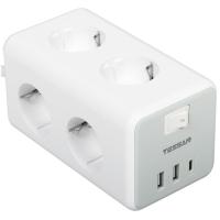 Купить Сетевой фильтр Tessan TS-306-C серый  9133315. Характеристики, отзывы и цены в Донецке