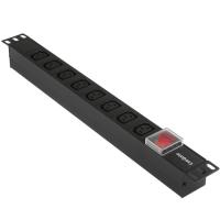 Купить Блок розеток ExeGate ServerPro PDU-19H808 Al-8С13-C14-SW  5300744. Характеристики, отзывы и цены в Донецке