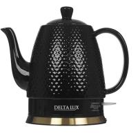 Купить Электрочайник DELTA LUX DE-1021 черный  9297586. Характеристики, отзывы и цены в Донецке