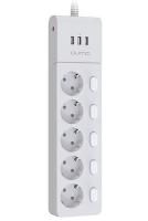 Купить Сетевой фильтр QUMO Power Bar PRO 6SP4U белый  9154040. Характеристики, отзывы и цены в Донецке