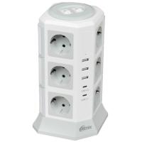 Купить Сетевой фильтр Ritmix RM-2123C Black белый  5459865. Характеристики, отзывы и цены в Донецке