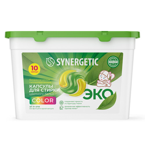 Капсулы для стирки SYNERGETIC 109813 Купить Капсулы для стирки SYNERGETIC 109813 9350093. Характеристики, отзывы и цены в Донецке