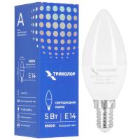 Купить Лампа светодиодная Триколор LED-TR-C375w6KE14  9101159. Характеристики, отзывы и цены в Донецке