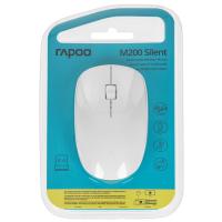 Купить Мышь беспроводная RAPOO M200 Silent [M200-WHT] белый  9125970. Характеристики, отзывы и цены в Донецке