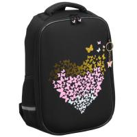 Купить Рюкзак BRAUBERG LIGHT Shining heart черный  9128293. Характеристики, отзывы и цены в Донецке