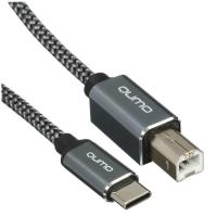 Купить Кабель Qumo USB 2.0 Type-C - USB 2.0 Type-B  5609108. Характеристики, отзывы и цены в Донецке