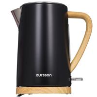 Купить Электрочайник Oursson KE1754MD/BL черный  9081581. Характеристики, отзывы и цены в Донецке
