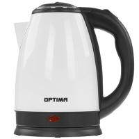 Купить Электрочайник OPTIMA EK-1808SS белый  9269564. Характеристики, отзывы и цены в Донецке