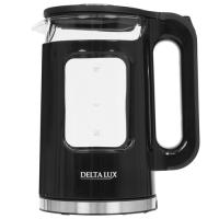Купить Электрочайник Delta Lux DE-1017 черный  9211949. Характеристики, отзывы и цены в Донецке