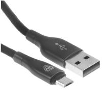 Купить Кабель круглый BY micro USB - USB 2.0 Type-A черный 1 м  5482224. Характеристики, отзывы и цены в Донецке