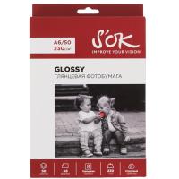 Купить Фотобумага S'OK SA6230050G  9166029. Характеристики, отзывы и цены в Донецке