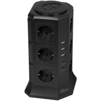 Купить Сетевой фильтр Ritmix RM-2123C Black черный  5459863. Характеристики, отзывы и цены в Донецке