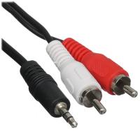 Купить Кабель   Telecom jack 3.5 мм - 2RCA черный  5471378. Характеристики, отзывы и цены в Донецке