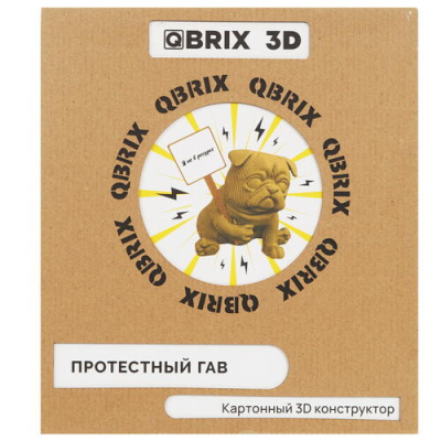 Купить Конструктор QBRIX Протестный Гав  9121160. Характеристики, отзывы и цены в Донецке