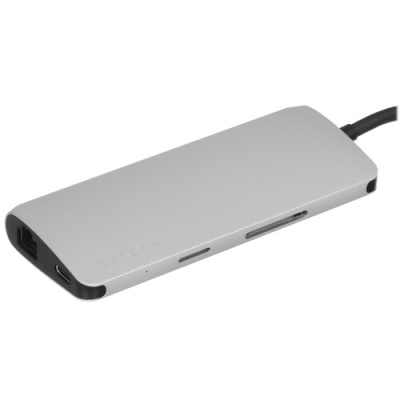 Купить Док-станция Satechi Type-C Dual Multimedia Adapter серебристый  9073218. Характеристики, отзывы и цены в Донецке