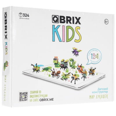 Купить Конструктор QBRIX KIDS Мир букашек  9121162. Характеристики, отзывы и цены в Донецке