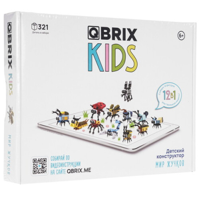 Купить Конструктор QBRIX KIDS Мир жучков  9121164. Характеристики, отзывы и цены в Донецке