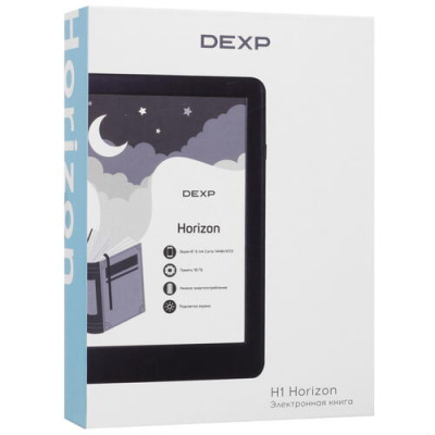 Купить 6" Электронная книга DEXP H1 Horizon черный  5072851. Характеристики, отзывы и цены в Донецке