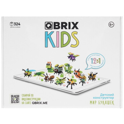 Купить Конструктор QBRIX KIDS Мир букашек  9121162. Характеристики, отзывы и цены в Донецке