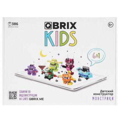 Купить Конструктор QBRIX KIDS Монстрики  9121166. Характеристики, отзывы и цены в Донецке