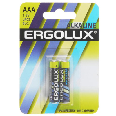 Купить Батарейка Ergolux Alkaline AAA / AAA (LR03/FR03)  9105794. Характеристики, отзывы и цены в Донецке