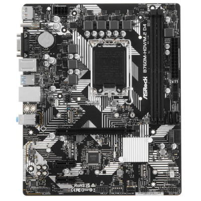 Купить Материнская плата ASRock B760M-HDV/M.2 D4  5094824. Характеристики, отзывы и цены в Донецке