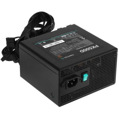 Купить Блок питания DEEPCOOL PK500D [R-PK500D-FA0B-EU] черный  5023968. Характеристики, отзывы и цены в Донецке