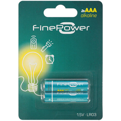 Купить Батарейка FinePower AAA / AAA (LR03/FR03)  1163140. Характеристики, отзывы и цены в Донецке