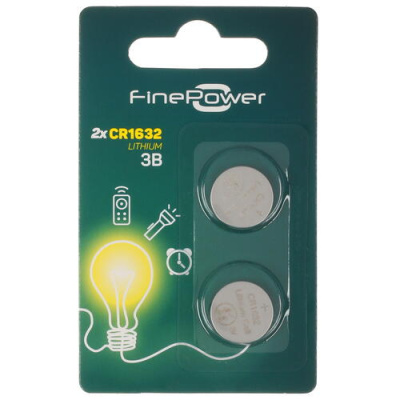 Купить Батарейка FinePower плоская / CR1632  5090362. Характеристики, отзывы и цены в Донецке