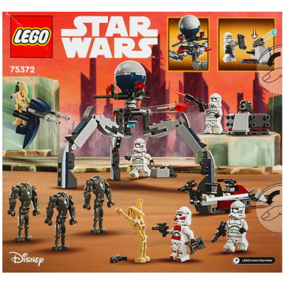 Купить Конструктор LEGO Star Wars Боевой набор Clone Trooper и Battle Droid  5482999. Характеристики, отзывы и цены в Донецке