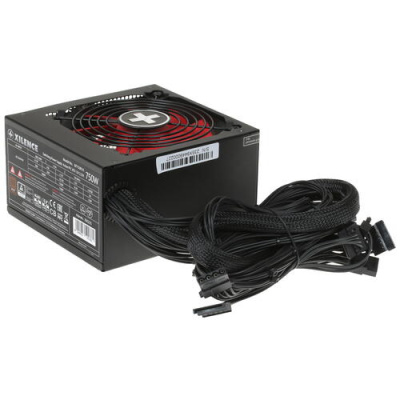 Купить Блок питания Xilence Gaming series XN235 750W [XP750R10] черный  1385014. Характеристики, отзывы и цены в Донецке