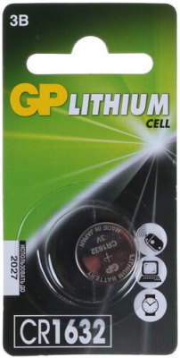 Купить Батарейка GP Lithium плоская / CR1632  1198888. Характеристики, отзывы и цены в Донецке