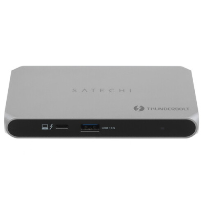 Купить Док-станция Satechi Thunderbolt 4 Slim Hub Pro серебристый  5470205. Характеристики, отзывы и цены в Донецке