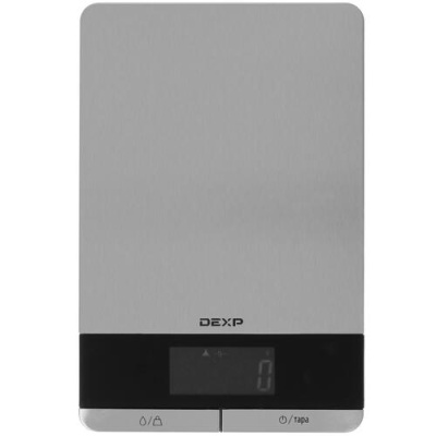 Купить Кухонные весы DEXP KS-40 серебристый  4703838. Характеристики, отзывы и цены в Донецке