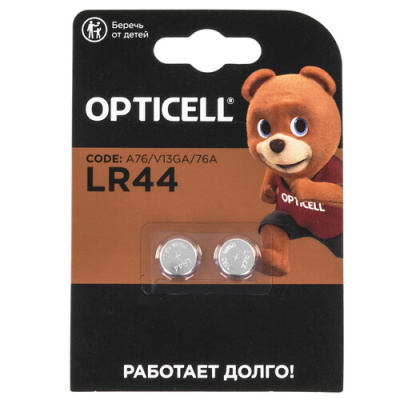 Купить Батарейка Opticell Specialty плоская / LR44 (AG13/G13/LR1154/357A/A76)  5487302. Характеристики, отзывы и цены в Донецке