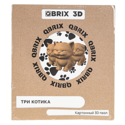 Купить Конструктор QBRIX Три котика  9121151. Характеристики, отзывы и цены в Донецке