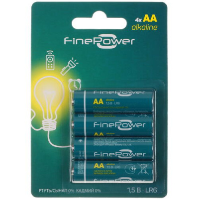 Купить Батарейка FinePower AA / AA (LR6/ER14505/FR6/R6P)  5090032. Характеристики, отзывы и цены в Донецке