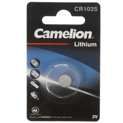 Купить Батарейка Camelion Lithium плоская / CR1025  9105813. Характеристики, отзывы и цены в Донецке