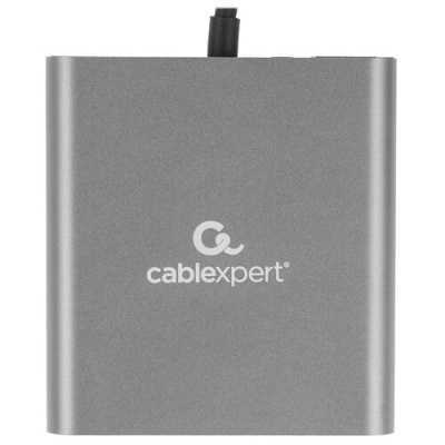 Купить Док-станция Cablexpert A-CM-COMBO6-01 серый  5053110. Характеристики, отзывы и цены в Донецке