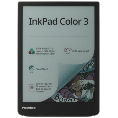 Купить 7.8" Электронная книга PocketBook InkPad Color 3 серый  5449692. Характеристики, отзывы и цены в Донецке