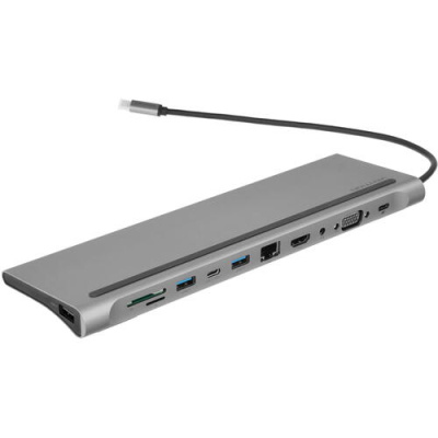 Купить Док-станция Vention THTHC USB Type C серый  5429109. Характеристики, отзывы и цены в Донецке