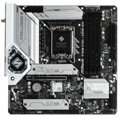 Купить Материнская плата ASRock B760M Steel Legend WiFi  5094818. Характеристики, отзывы и цены в Донецке