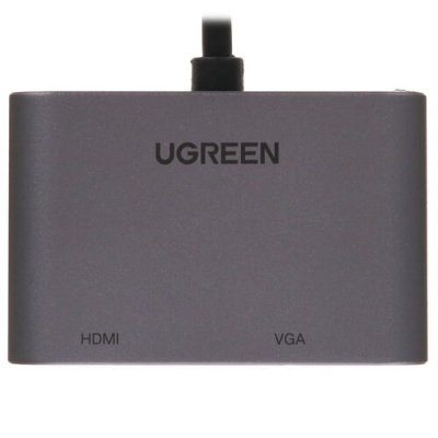 Купить Док-станция Ugreen CM162 серый  4866185. Характеристики, отзывы и цены в Донецке